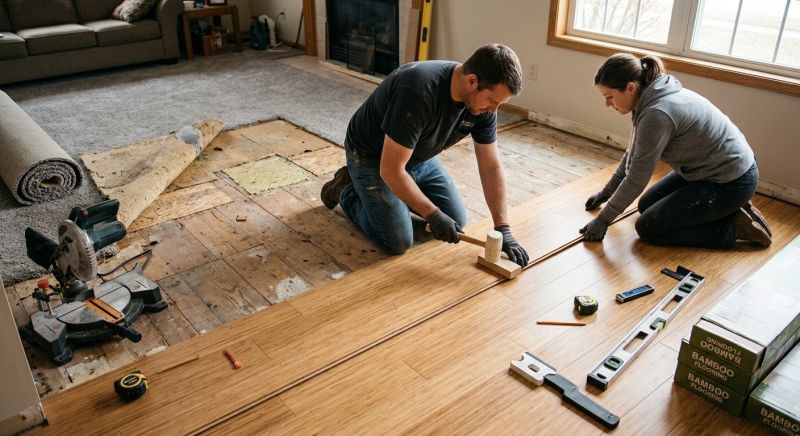 Bamboo Flooring Installation in Pasadena, CA