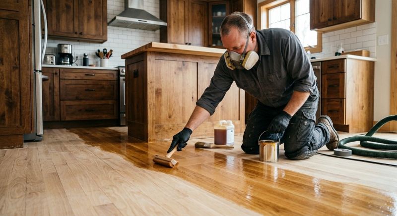Cabin Floor Refinishing in Pasadena, CA
