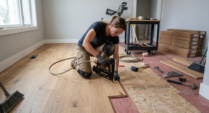 Hardwood Floor Installation in Diamond Bar, CA