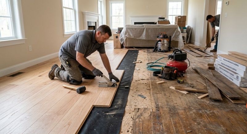Hardwood Floor Installation in Montebello, CA