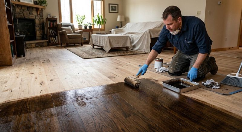 Hardwood Floor Staining in Cerritos, CA