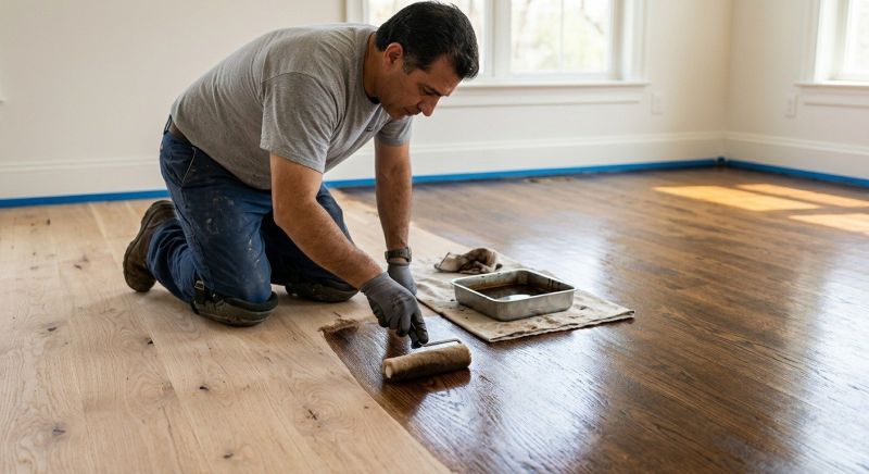 Hardwood Floor Staining in La Verne, CA