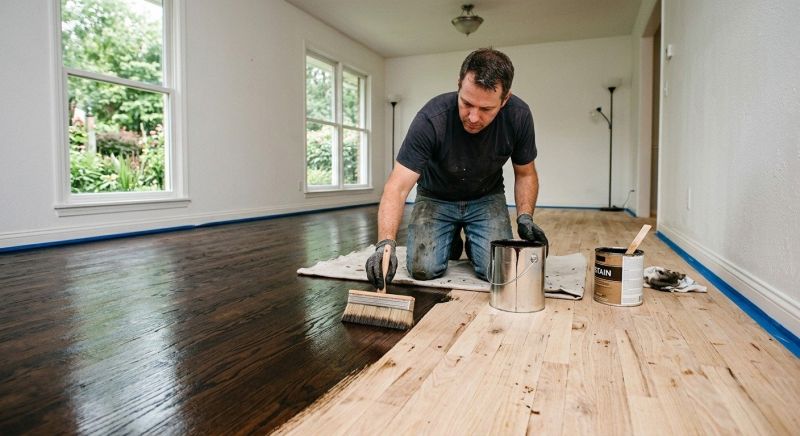 Hardwood Floor Staining in Pasadena, CA