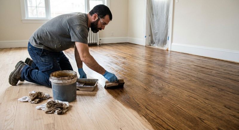 Hardwood Floor Staining in Long Beach, CA