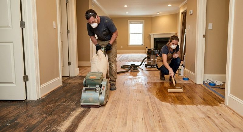 Hickory Floor Refinishing in Pasadena, CA
