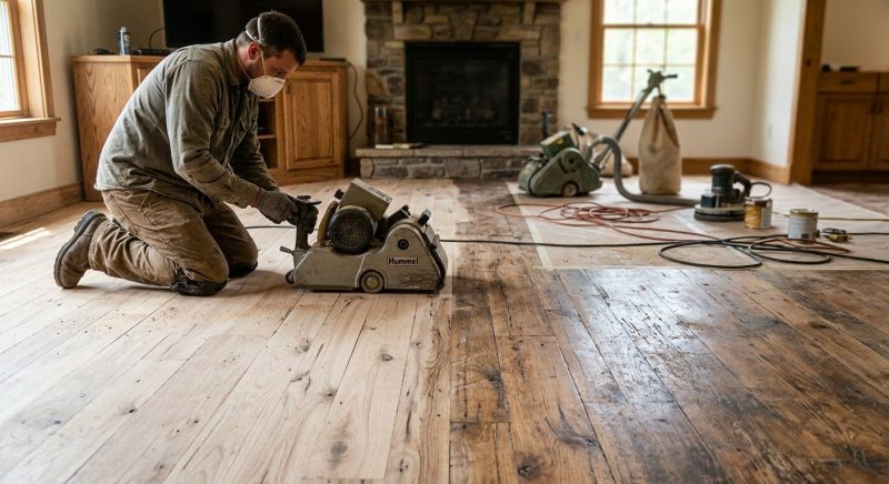 Hickory Floor Refinishing in Pasadena, CA