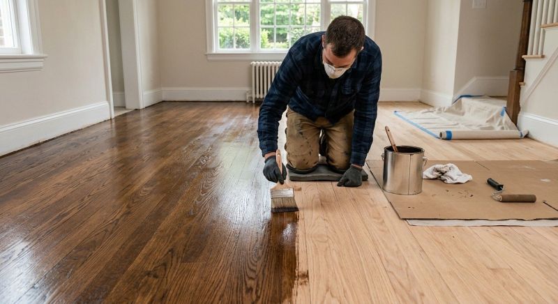 Maple Floor Staining in Pasadena, CA