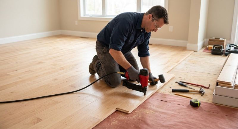 Maple Flooring Installation in Bell, CA