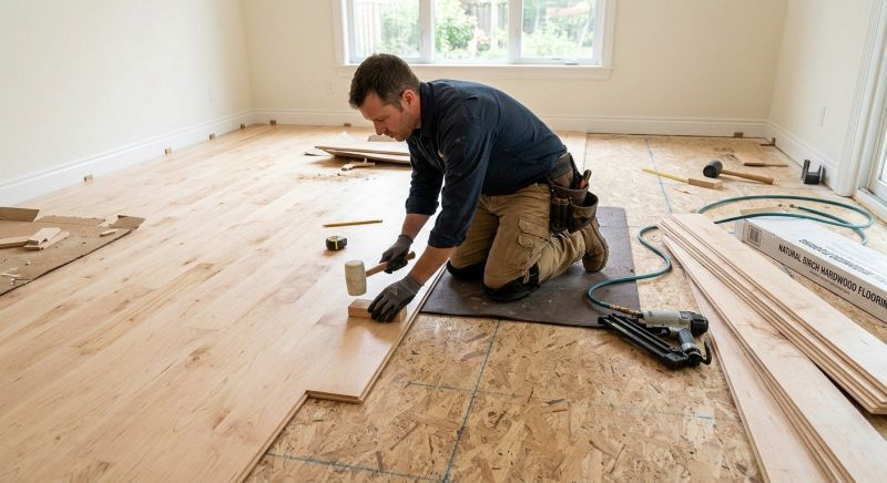 Maple Flooring Installation in Buena Park, CA