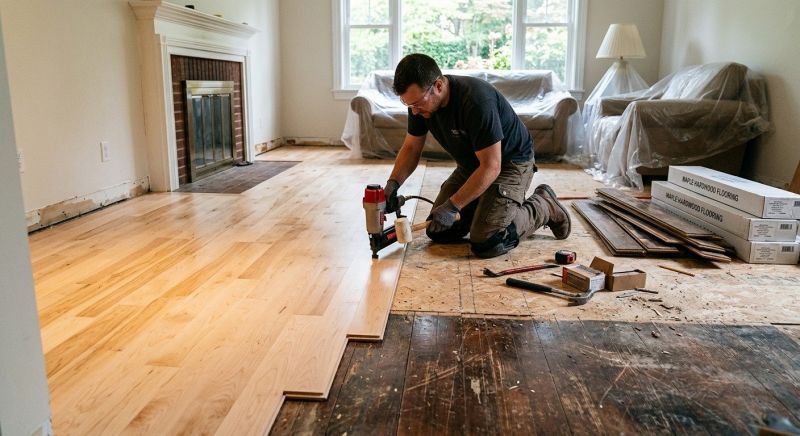 Maple Flooring Installation in Hollywood, CA