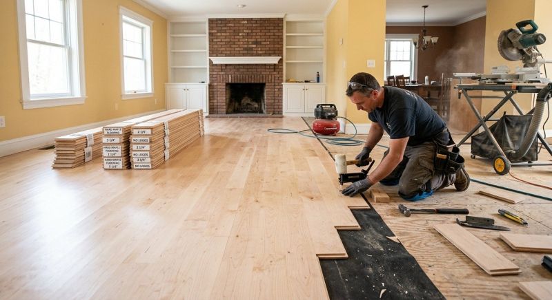 Maple Flooring Installation in Los Angeles, CA