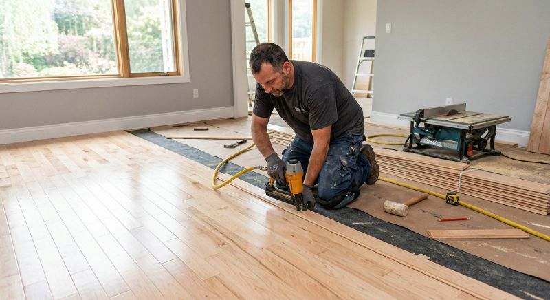 Maple Flooring Installation in North Hollywood, CA