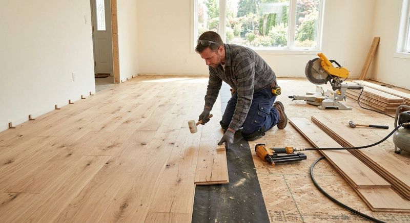 Oak Floor Installation in Cerritos, CA