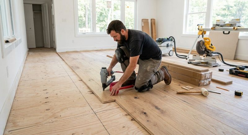 Oak Floor Installation in Granada Hills, CA