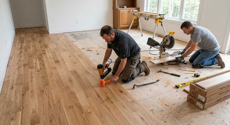Oak Floor Installation in Hollywood, CA