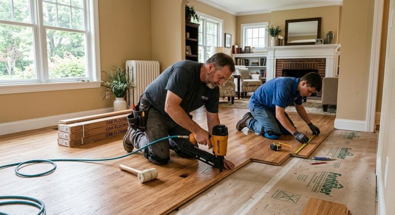 Oak Floor Installation in Huntington Park, CA