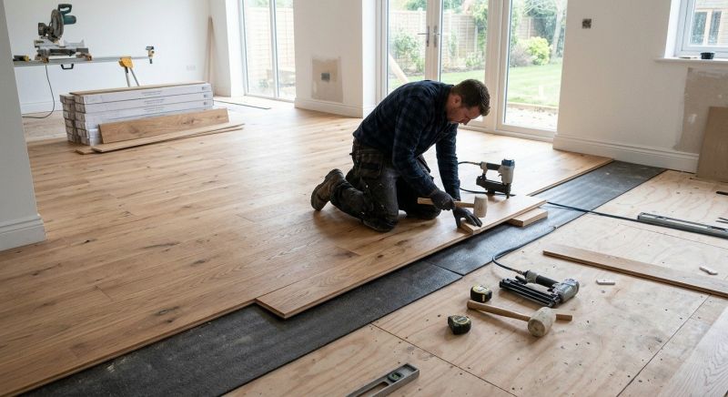 Oak Floor Installation in Marina Del Rey, CA