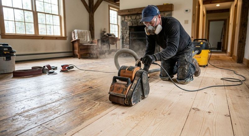 Pine Floor Refinishing in Pasadena, CA