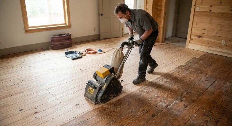 Pine Floor Refinishing in Pasadena, CA