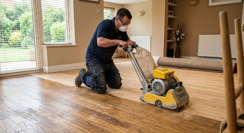 Tiger Wood Floor Refinishing in Pasadena, CA