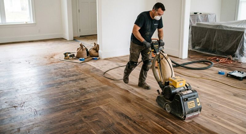 Walnut Floor Refinishing in Pasadena, CA
