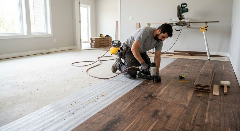 Walnut Flooring Installation in Pasadena, CA