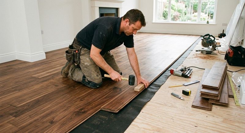 Walnut Flooring Installation in Pasadena, CA