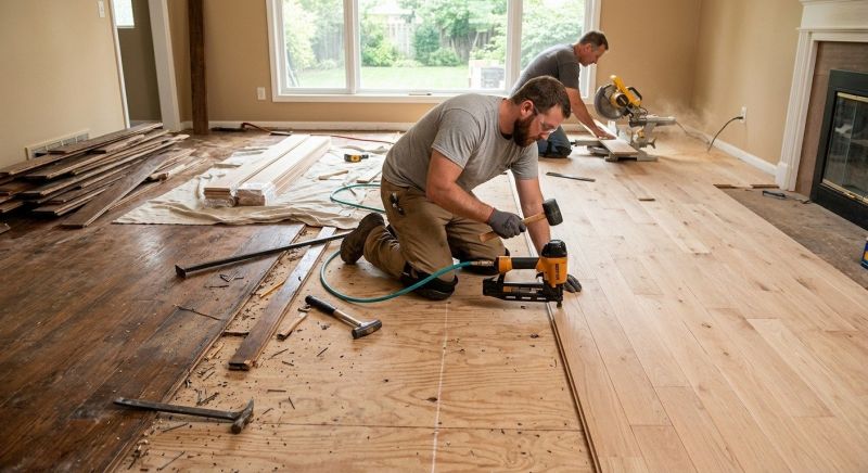 Wood Floor Replacement in Montebello, CA